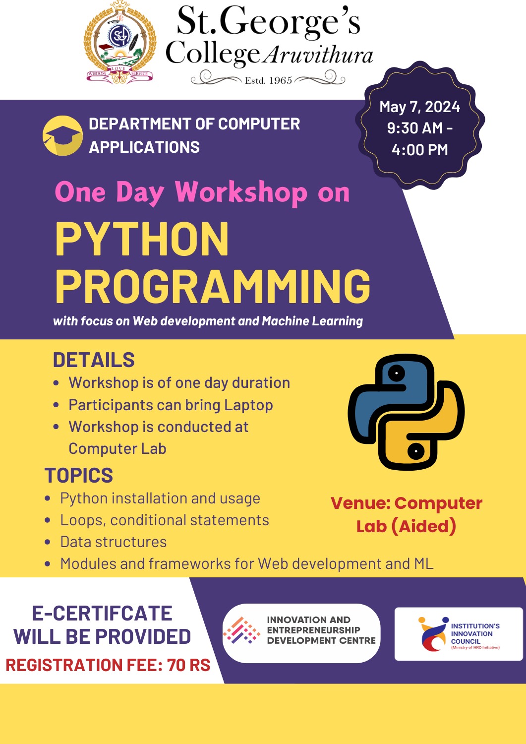 Python Programming Workshop